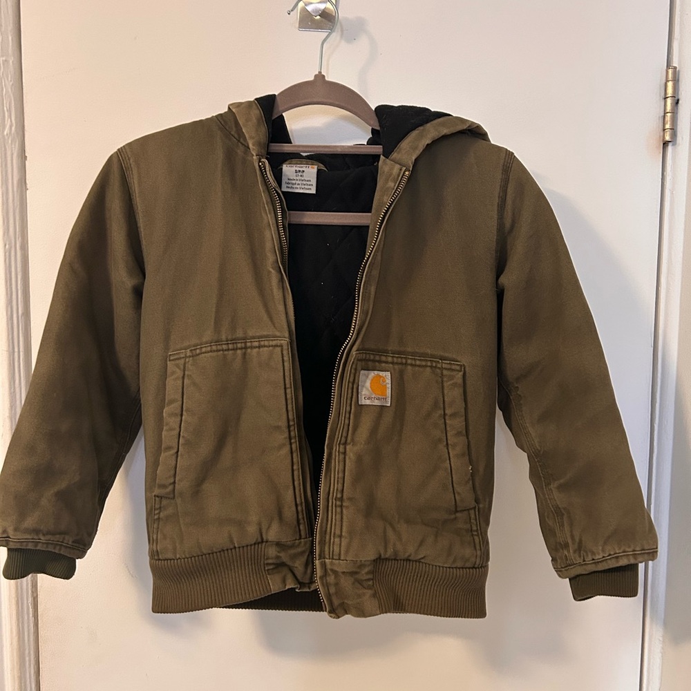Carhartt Khaki Hooded Jacket